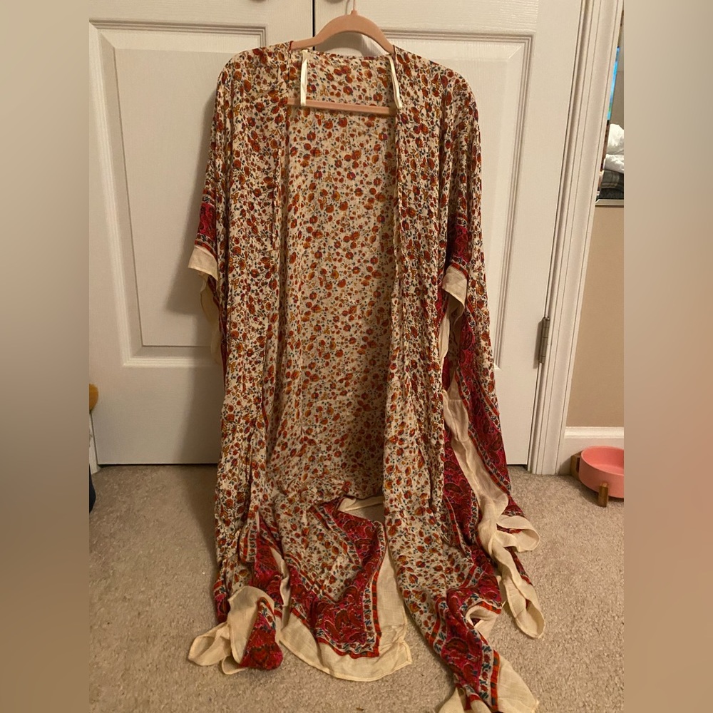 American Eagle, Size S, Multi-colored Kimono, breathable and light weight